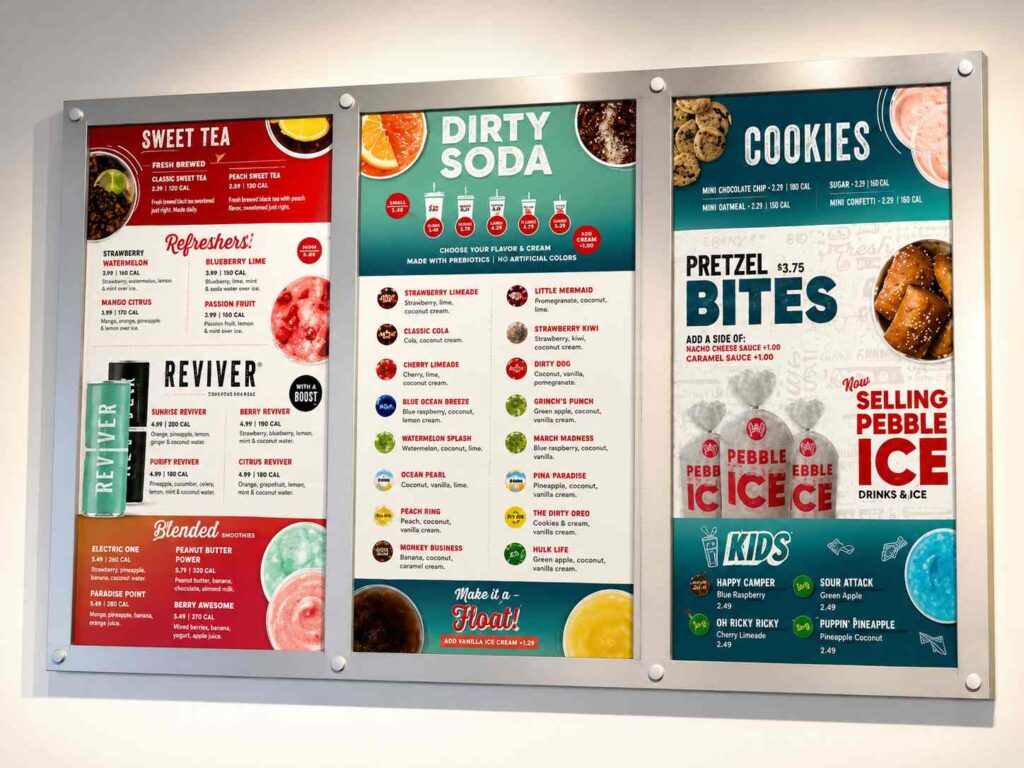 Swig Menu Board