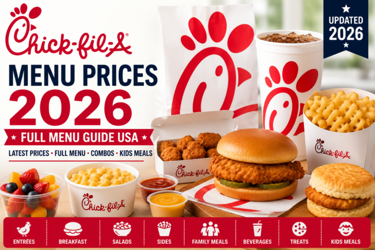 Chick-fil-A menu