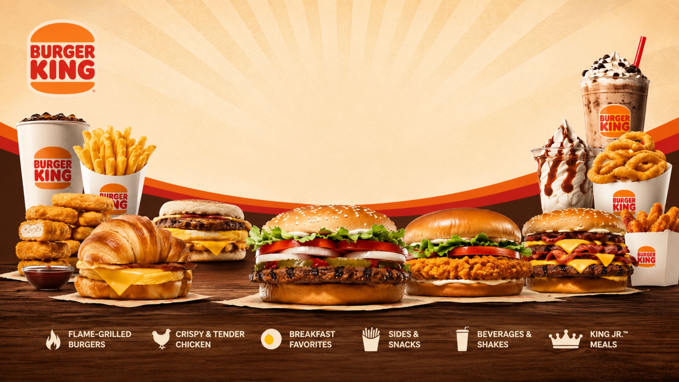 Burger King menu