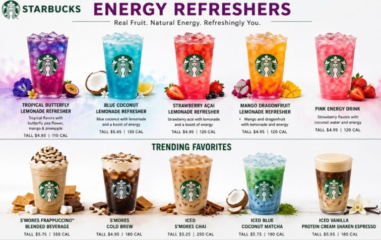 Starbucks Menu