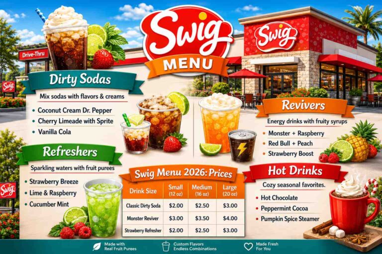 Swig Menu Prices