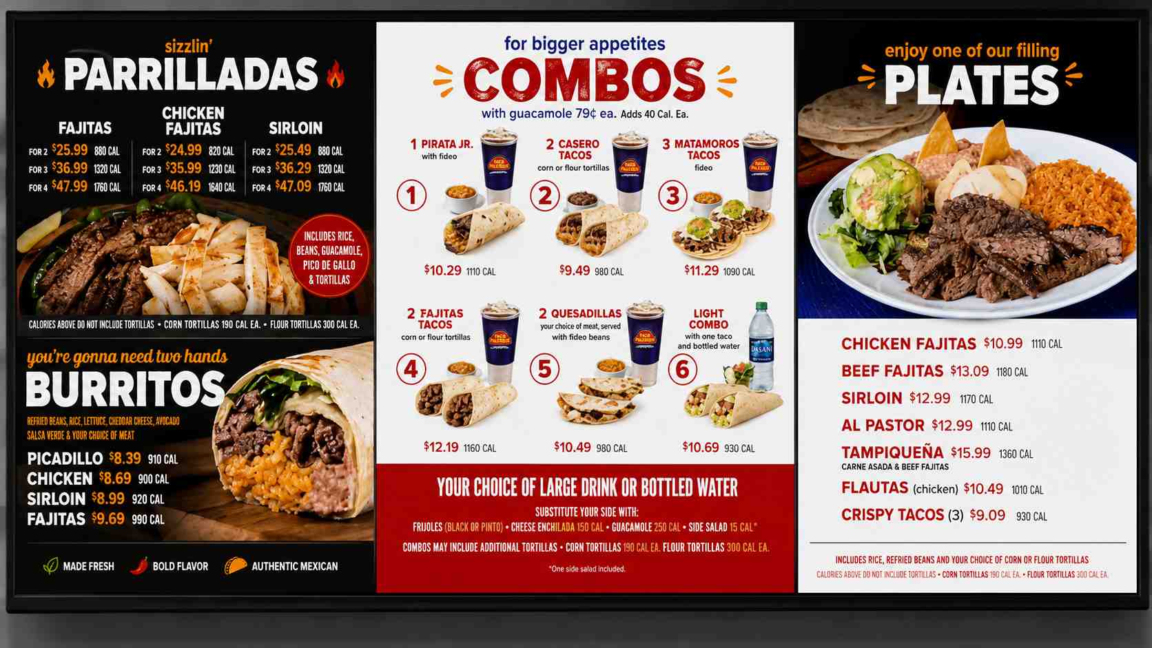 Taco Palenque Menu Prices