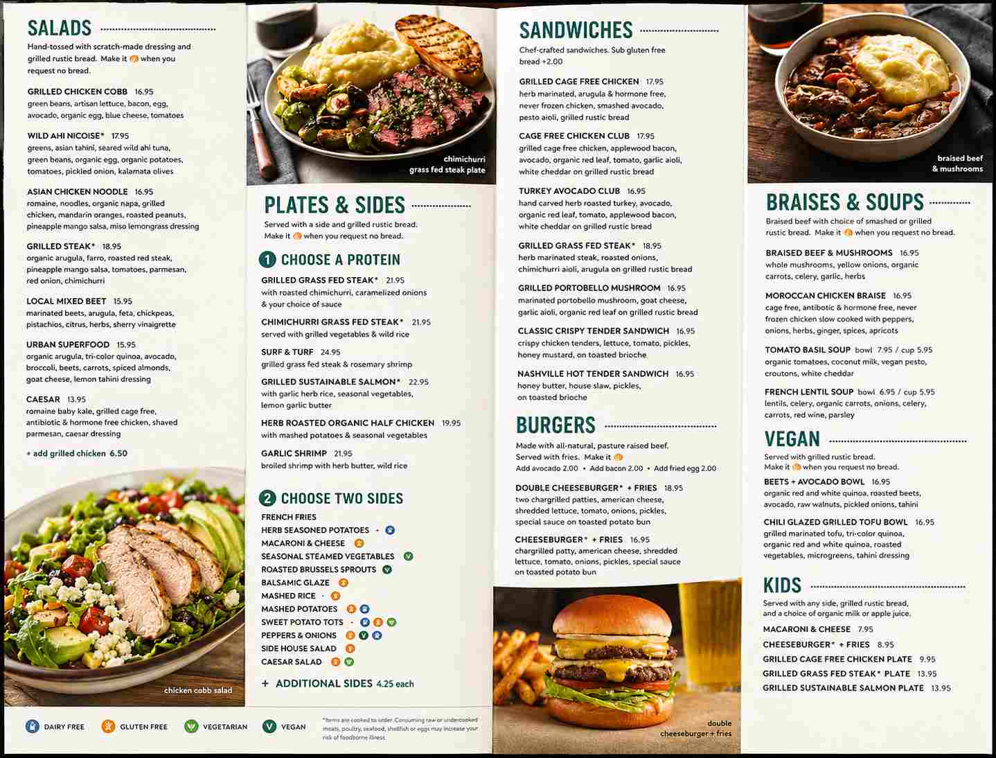 Urban Plates Menu