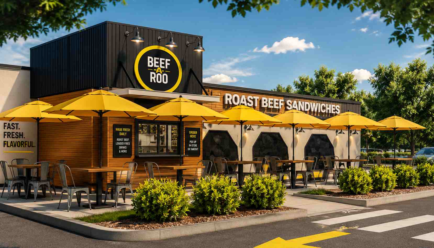 Beef-A-Roo Restaurant – Modern Fast Food 2026