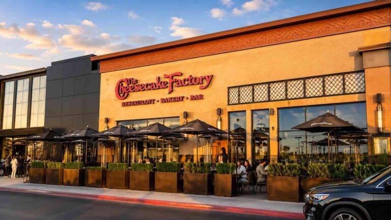 The Cheesecake Factory Menu