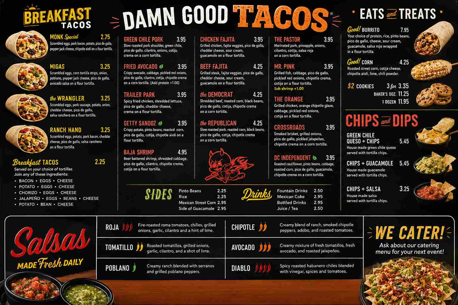 Torchy's Tacos Menu Prices 2026